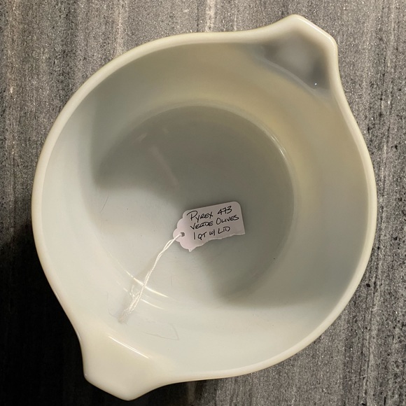 Pyrex 474, 473 olive verde with casserole dish with lids - Picture 10 of 15